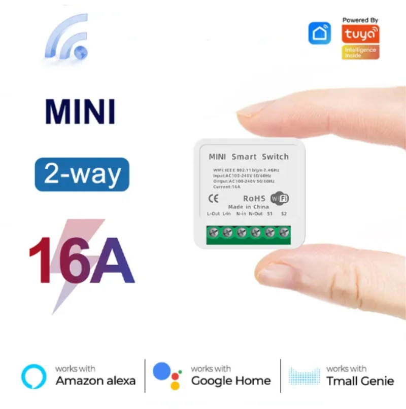 Smart Home Automation Kit - Tuya Mini 16A WiFi Switch تطبيق