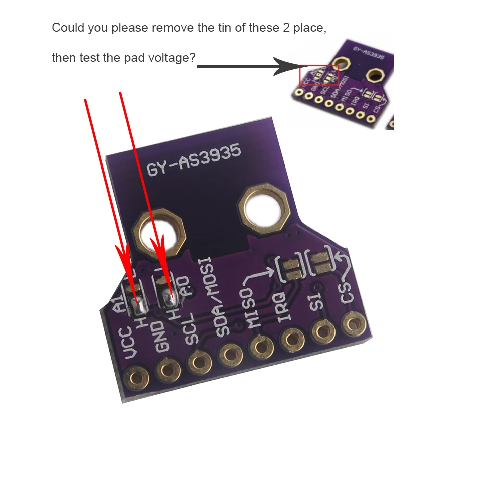 Sensor Kit Arduino - وحدة استشعار كاشف البرق GY-AS3935، لوحة