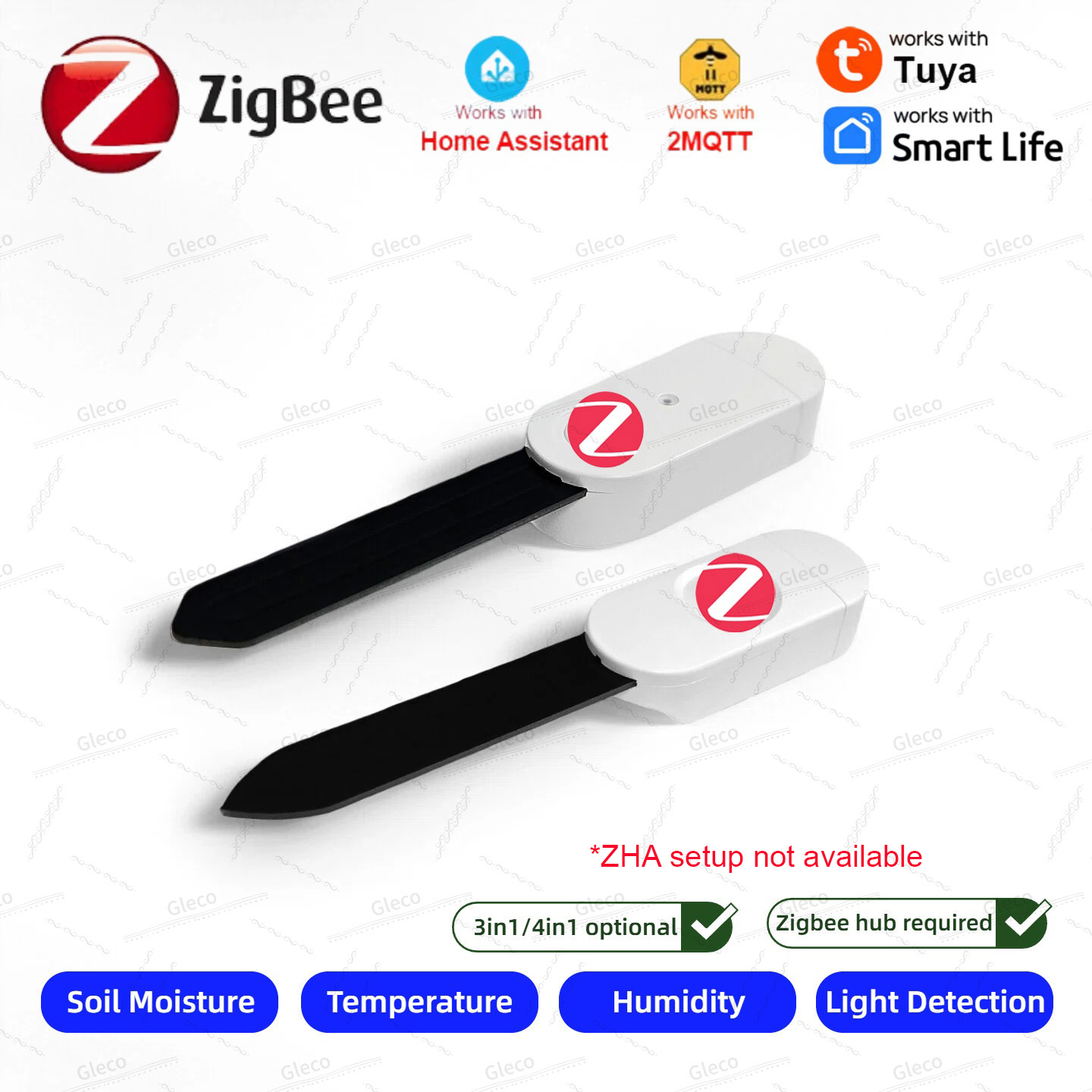 Smart Home Automation Kit - جهاز استشعار رطوبة التربة بتقنية زيجبي،