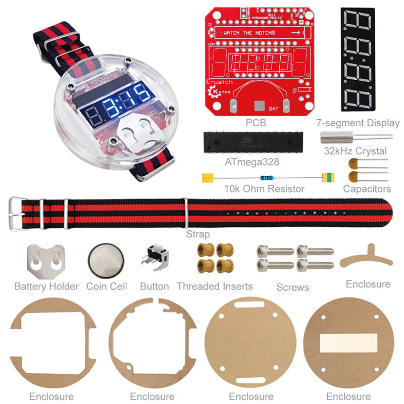 مجموعة أدوات LED ذات شريحة واح - مراجعة Microcontroller Kit وسعره