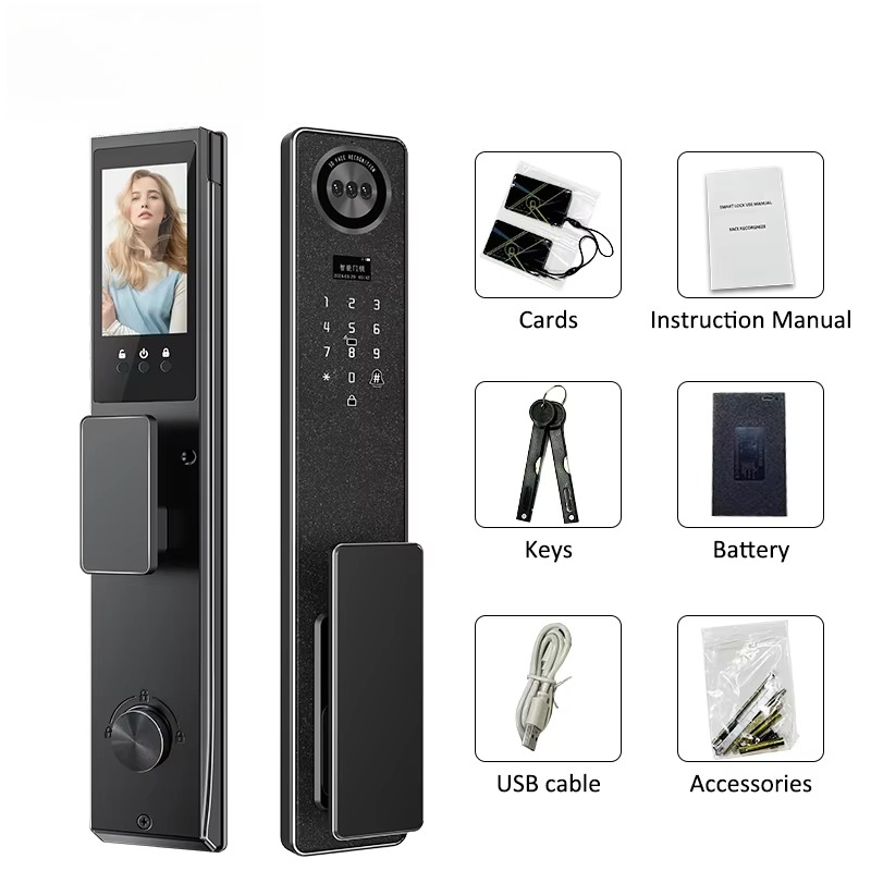 قفل باب ذكي من تويا يعمل بتقني - مراجعة Smart Door Lock Wifi وسعره