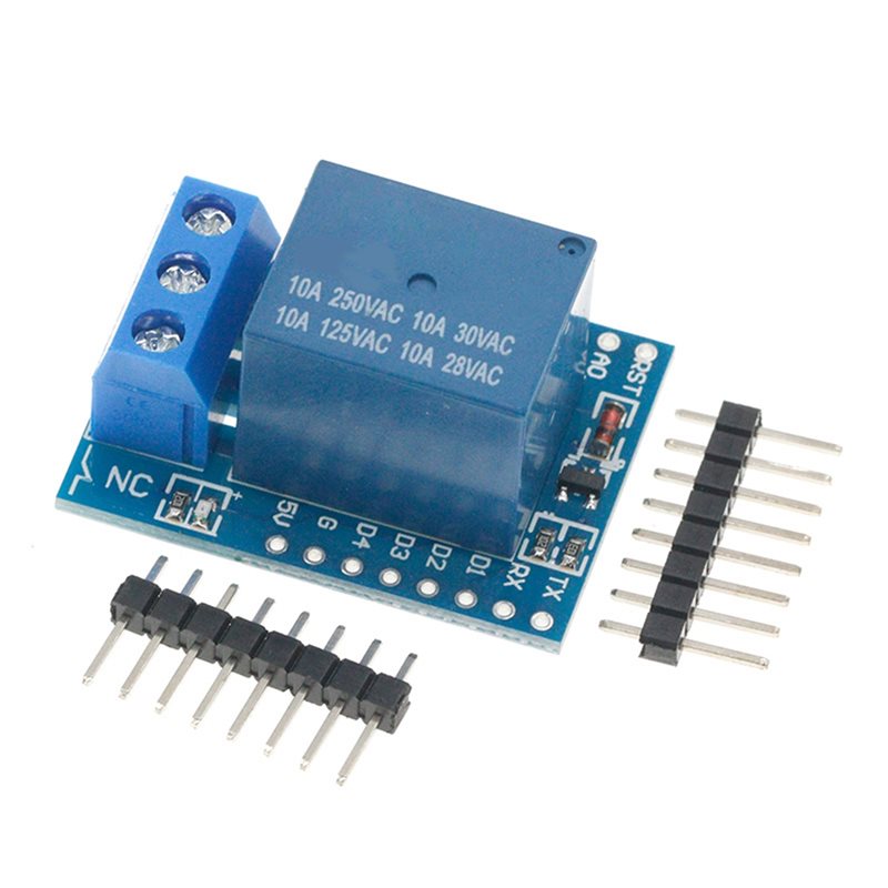 AS95-وحدة ريلاي Wemos D1 Mini  - مراجعة Esp8266 Relay Module وسعره