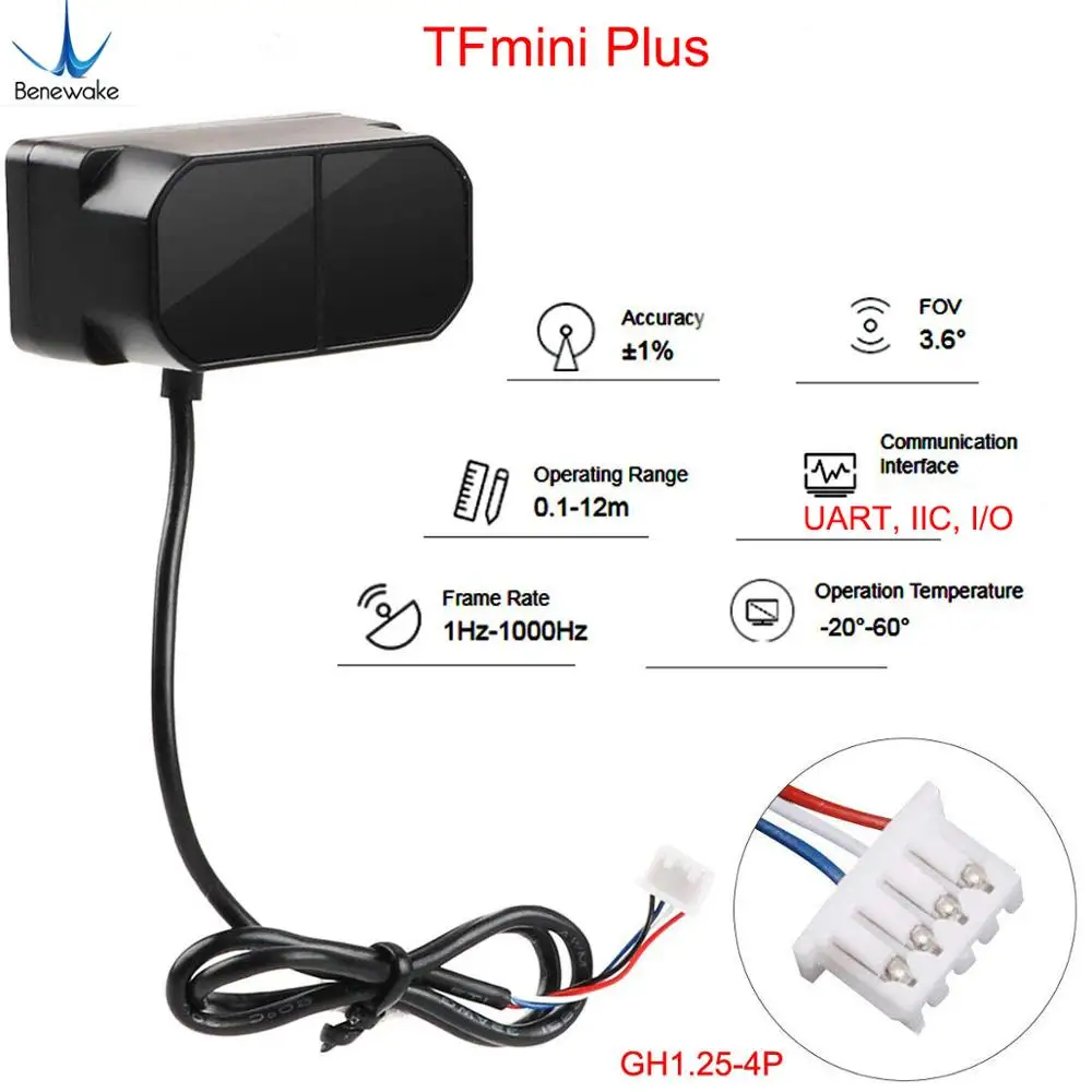 مستشعر ليدار Benewake TFmini-S - مراجعة Sensor Kit Arduino وسعره