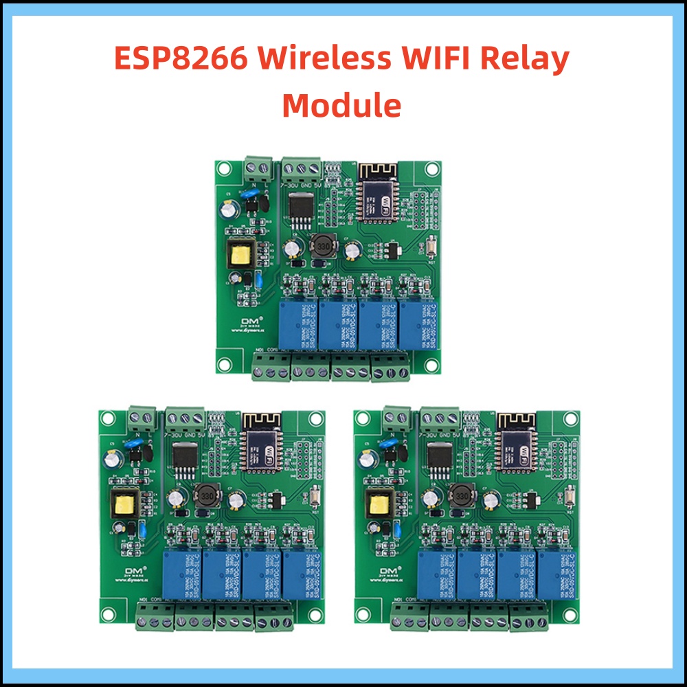 1/3 قطعة ESP8266 اللاسلكية واي - مراجعة Esp8266 Relay Module وسعره