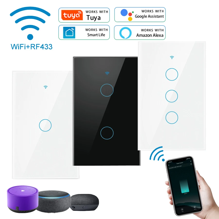 مفتاح ذكي واي فاي من تويا يعمل - مراجعة Smart Light Switch Wifi وسعره