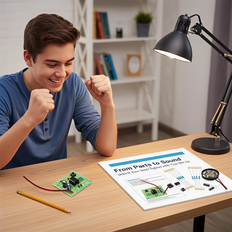 طقم تدريب على اللحام لجرس البا - مراجعة Electronics Project Kit وسعره