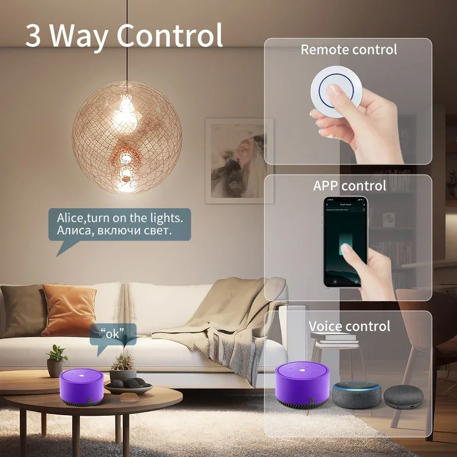 Tuya Wifi Smart Switch RF 433M - مراجعة Smart Light Switch Wifi وسعره