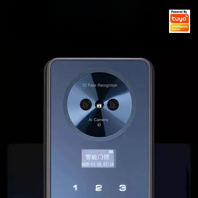 قفل ذكي بتقنية التعرف على الوج - مراجعة Smart Door Lock Wifi وسعره