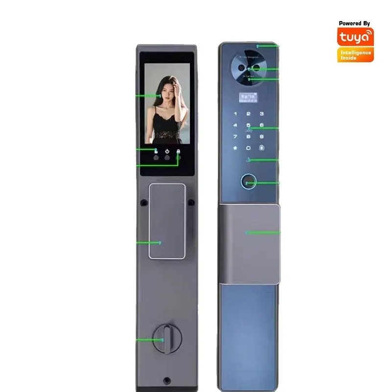 قفل ذكي بتقنية التعرف على الوج - مراجعة Smart Door Lock Wifi وسعره