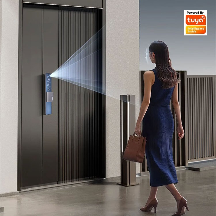 قفل ذكي بتقنية التعرف على الوج - مراجعة Smart Door Lock Wifi وسعره