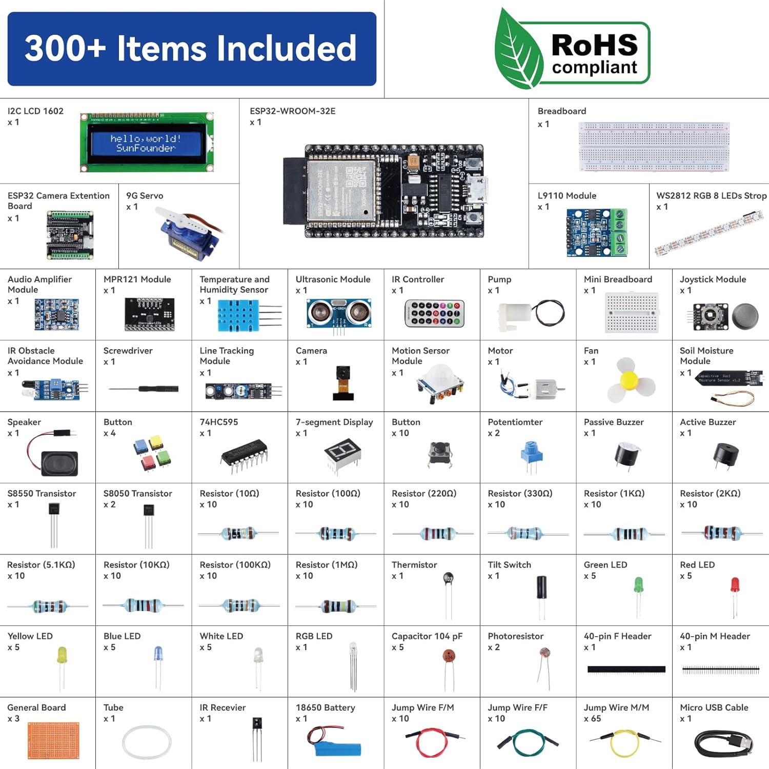 مجموعة SunFounder ESP32 Ultima - مراجعة Iot Kit Beginner وسعره