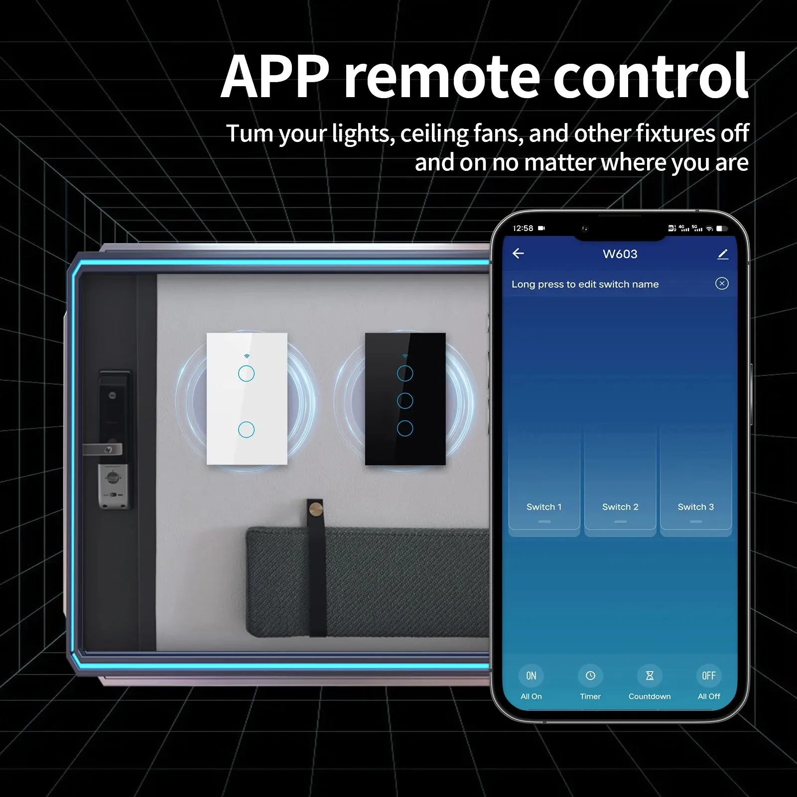 مفتاح إضاءة ذكي TNCE Tuya ، وا - مراجعة Smart Light Switch Wifi وسعره