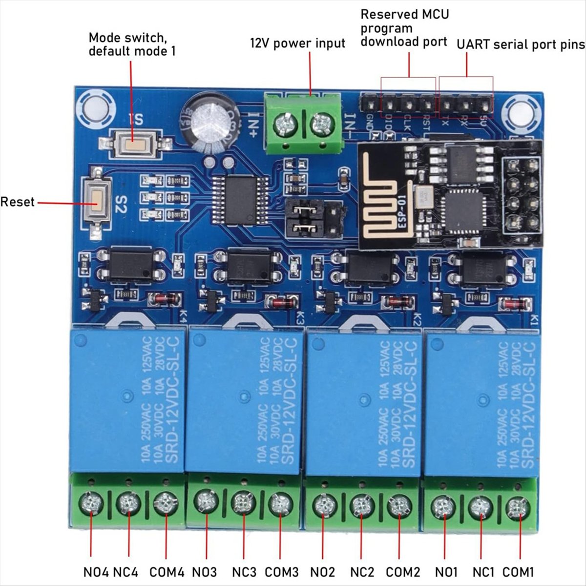 عرض خاص: وحدة تحكم لاسلكية ذكي - مراجعة Esp8266 Relay Module وسعره