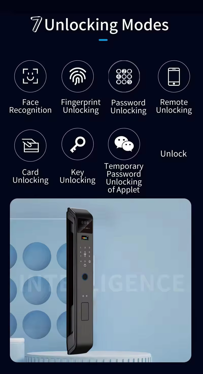قفل باب ذكي من إنريكي ويشوم مع - مراجعة Smart Door Lock Wifi وسعره