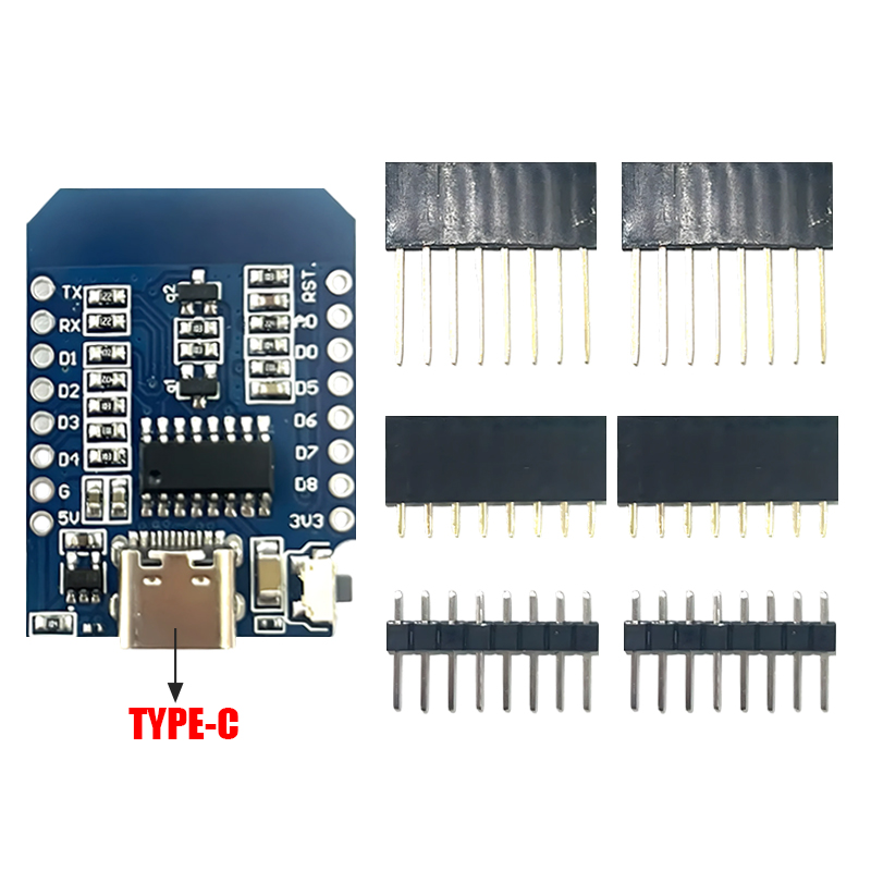XCW WeMos D1 Mini TYPE-C/Micro - مراجعة Esp8266 Relay Module وسعره