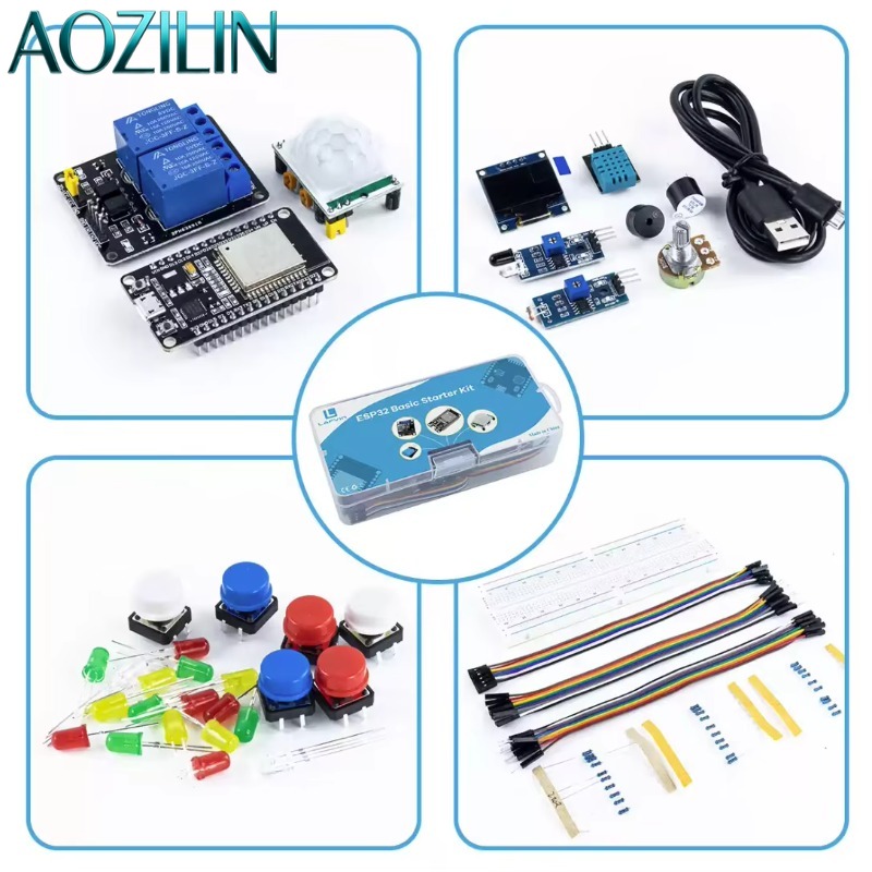 مجموعة AOZILIN المكونة من 10 أ - مراجعة Iot Kit Beginner وسعره