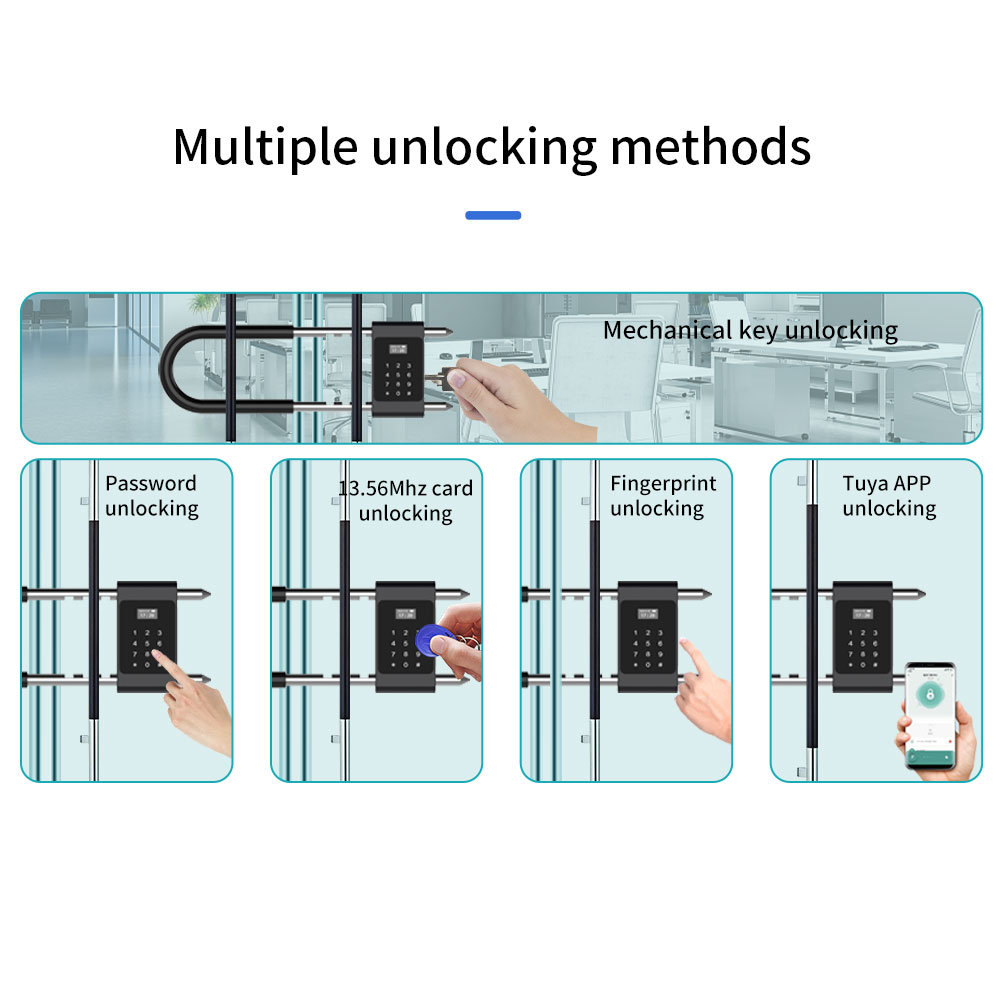 قفل إلكتروني ببصمة الإصبع يدعم - مراجعة Smart Door Lock Wifi وسعره